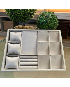  Bandeja de Joias - 35x25 - Externo  e Interno Camurça Frejá ( Verifique as opções) 