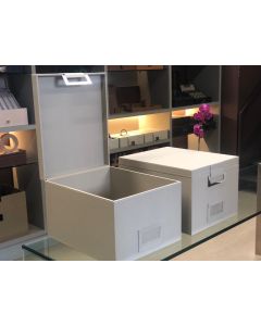 Caixas organizadoras - Em Sintético Nude Prada