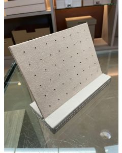 Porta Brinco - 24 pares ( base em couro ) - 19x7x15 cm