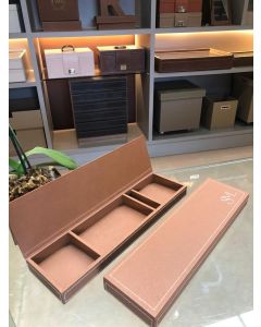 2 Porta Treco Tampa Semipresa 47 x 11x 4 - Em Sintético e Camurça